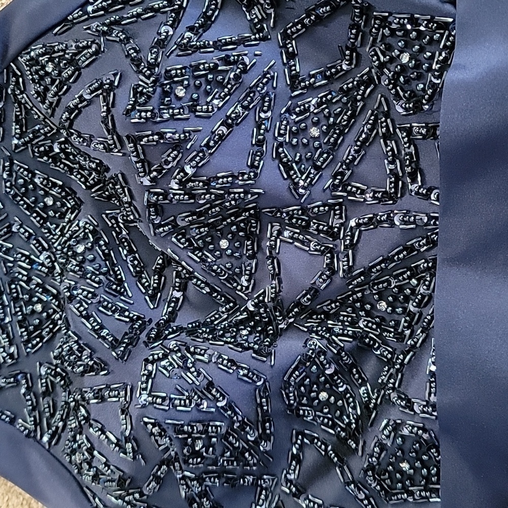Poly USA Formal Beaded Cocktail Dress - Picture 3 of 4